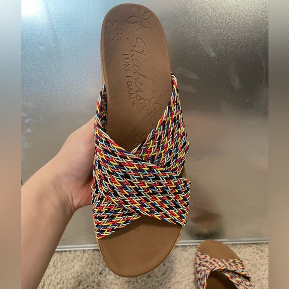 Rainbow laces, overlap, heels - Picture 6 of 6